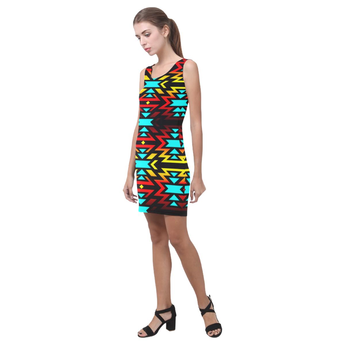 Black Fire and Sky IkstsÃmiwa Vest Dress (Model D06) Medea Vest Dress (D06) e-joyer