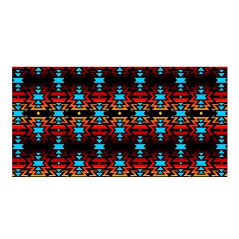 Black Fire and Sky Satin Shawl Scarf 49 Dzine