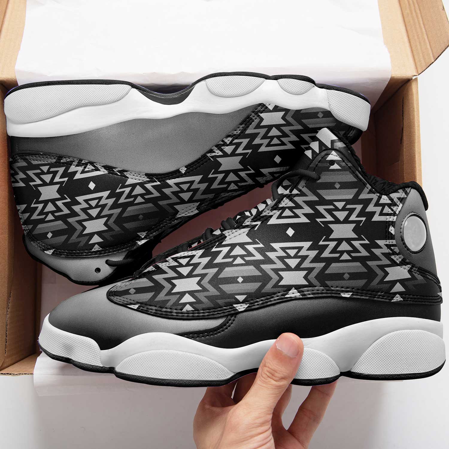 Black Fire Black and White Athletic Shoes Herman