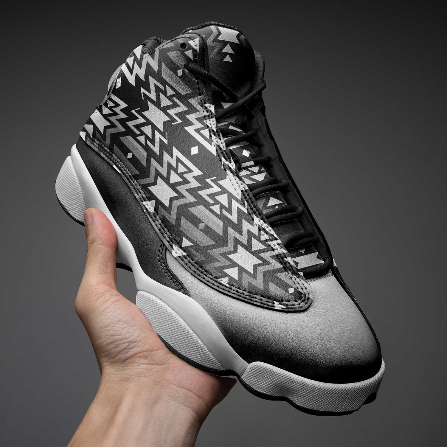 Black Fire Black and White Athletic Shoes Herman