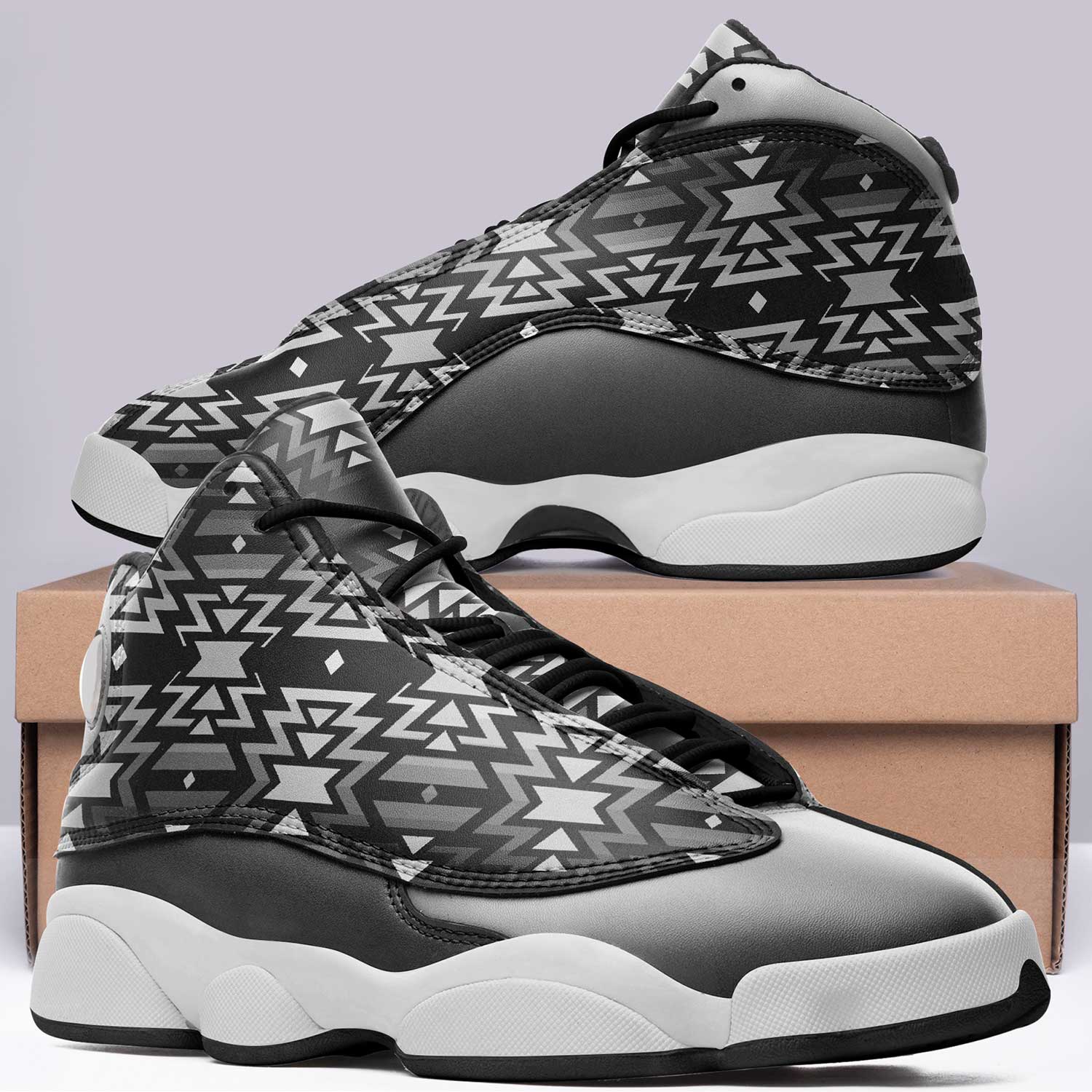 Black Fire Black and White Athletic Shoes Herman