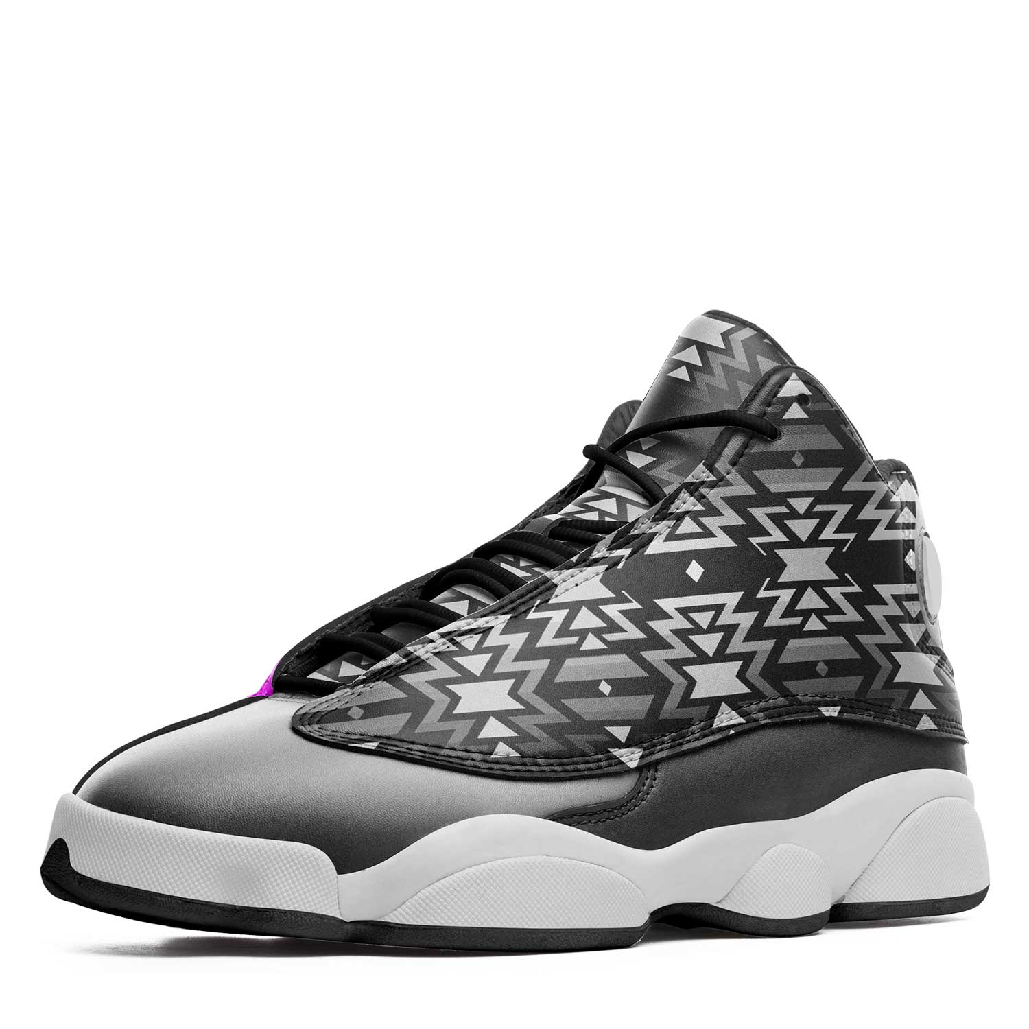 Black Fire Black and White Athletic Shoes Herman