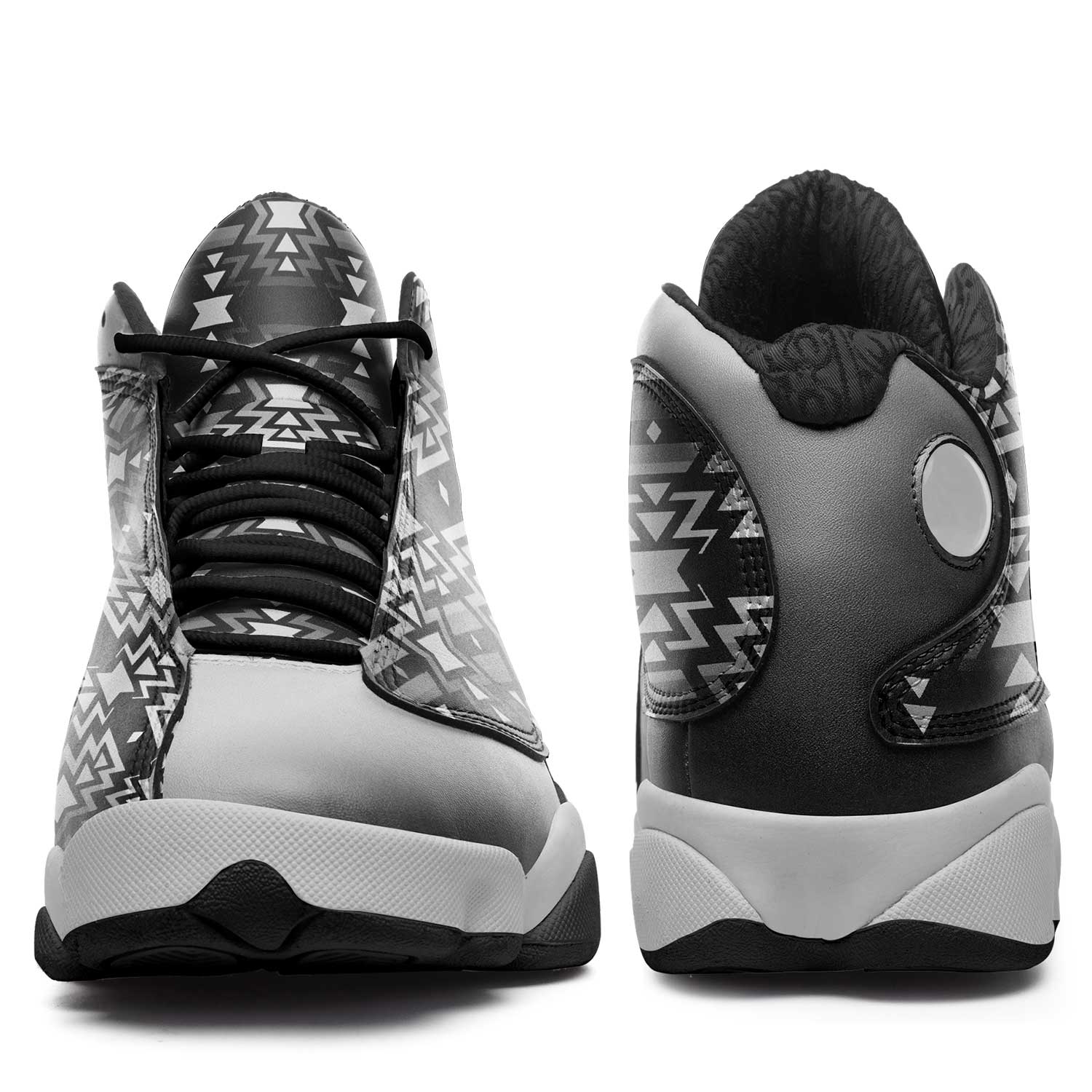 Black Fire Black and White Athletic Shoes Herman