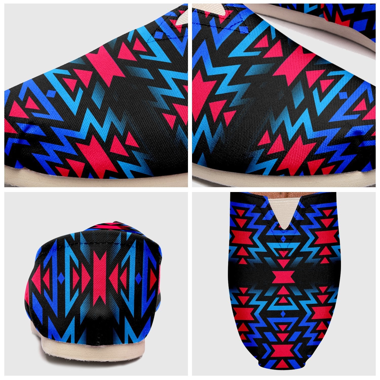 Black Fire Dragonfly Casual Unisex Slip On Shoe Herman