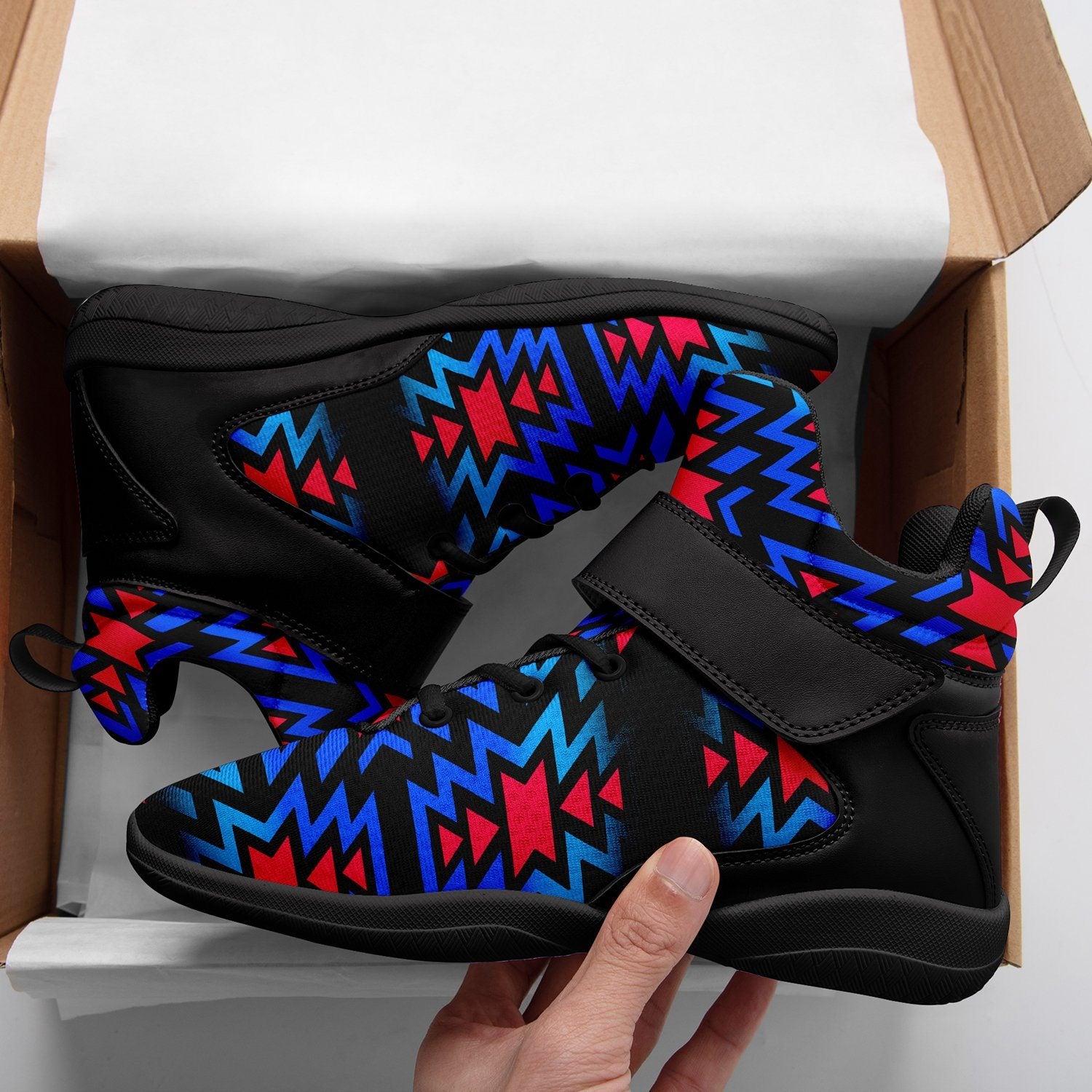 Black Fire Dragonfly Ipottaa Basketball / Sport High Top Shoes 49 Dzine