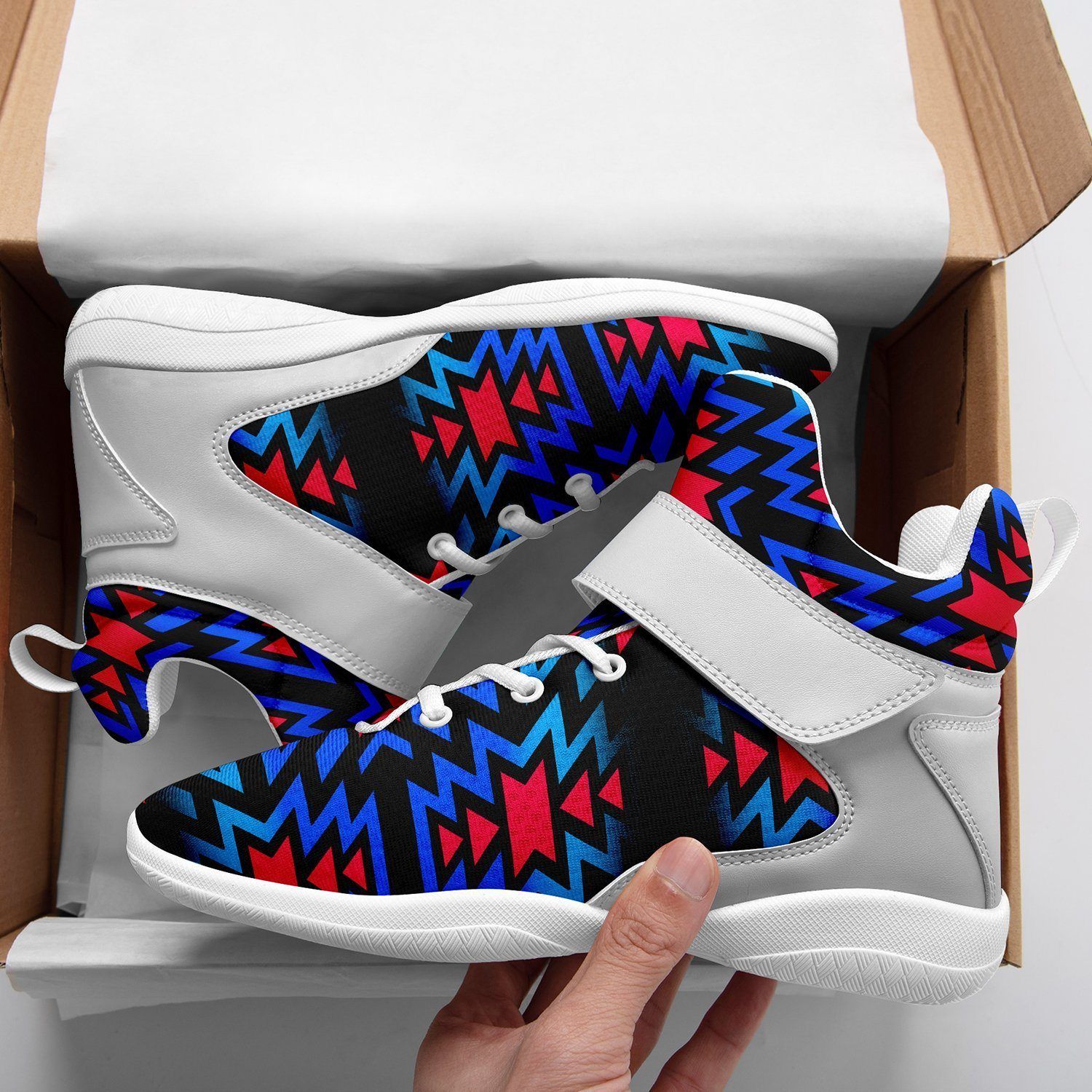 Black Fire Dragonfly Ipottaa Basketball / Sport High Top Shoes - White Sole 49 Dzine