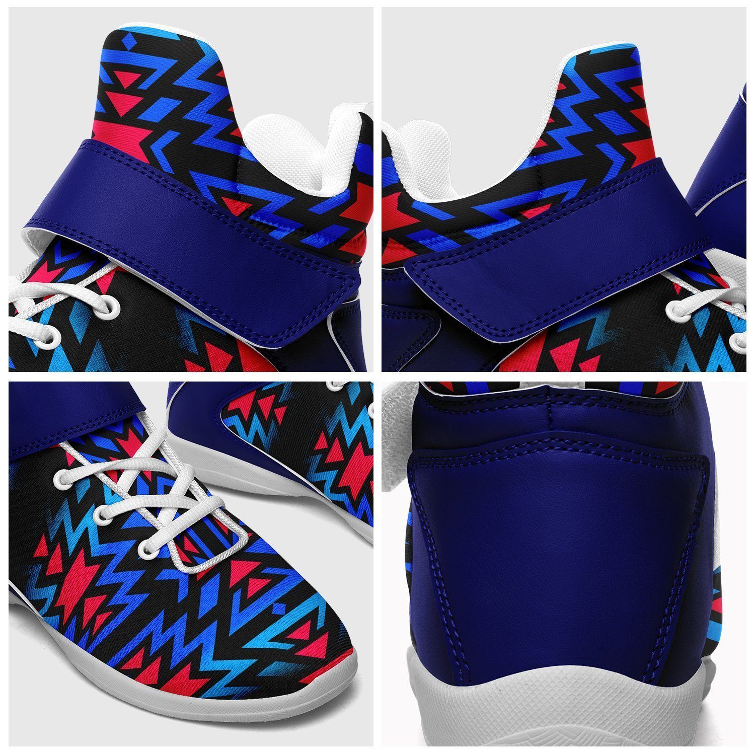 Black Fire Dragonfly Ipottaa Basketball / Sport High Top Shoes - White Sole 49 Dzine