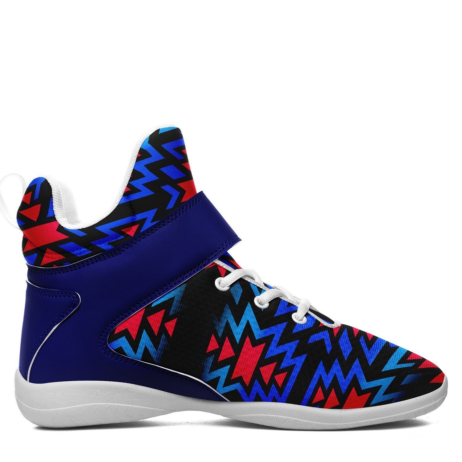 Black Fire Dragonfly Ipottaa Basketball / Sport High Top Shoes - White Sole 49 Dzine