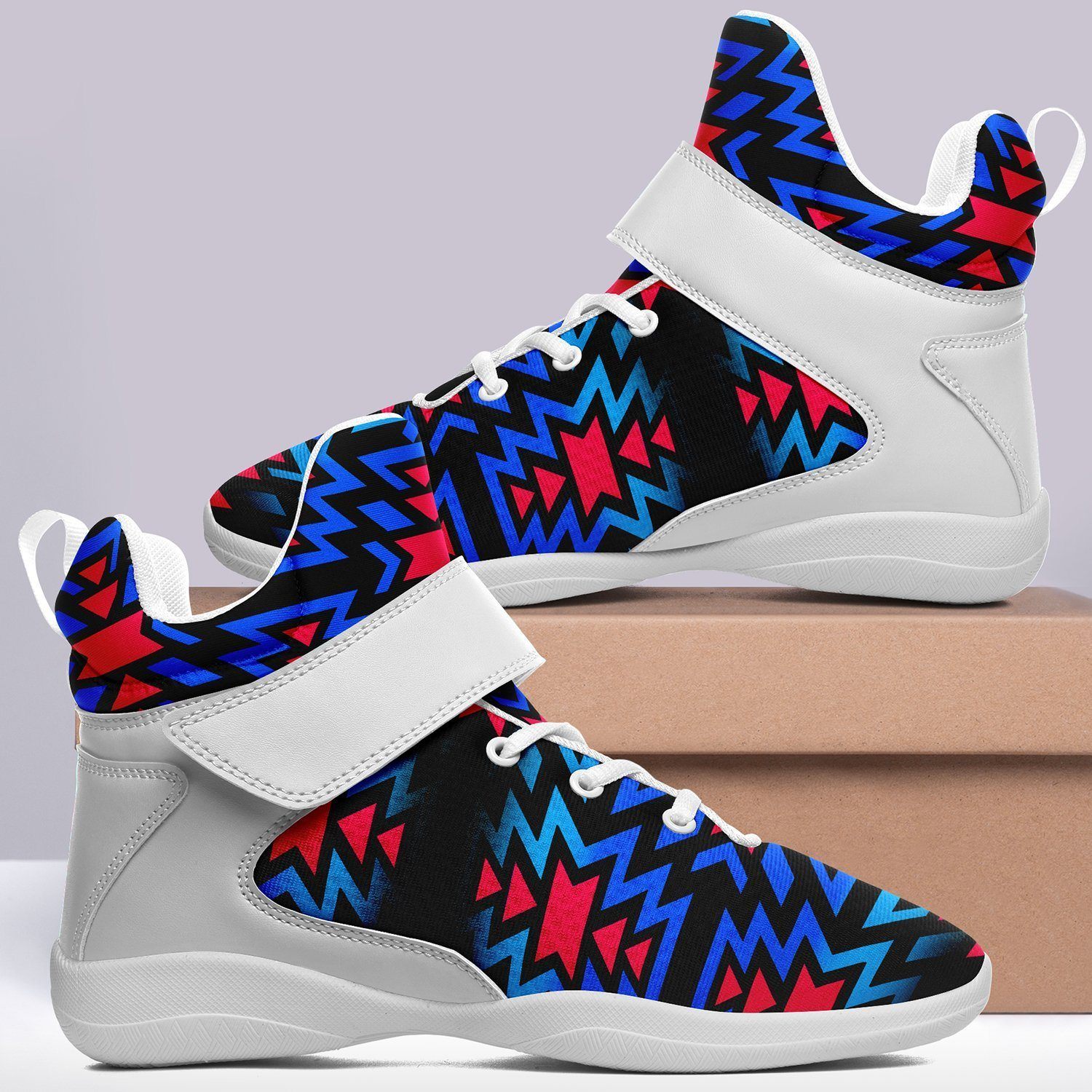 Black Fire Dragonfly Ipottaa Basketball / Sport High Top Shoes - White Sole 49 Dzine