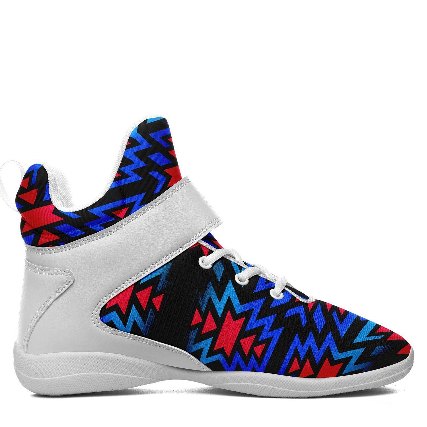 Black Fire Dragonfly Ipottaa Basketball / Sport High Top Shoes - White Sole 49 Dzine
