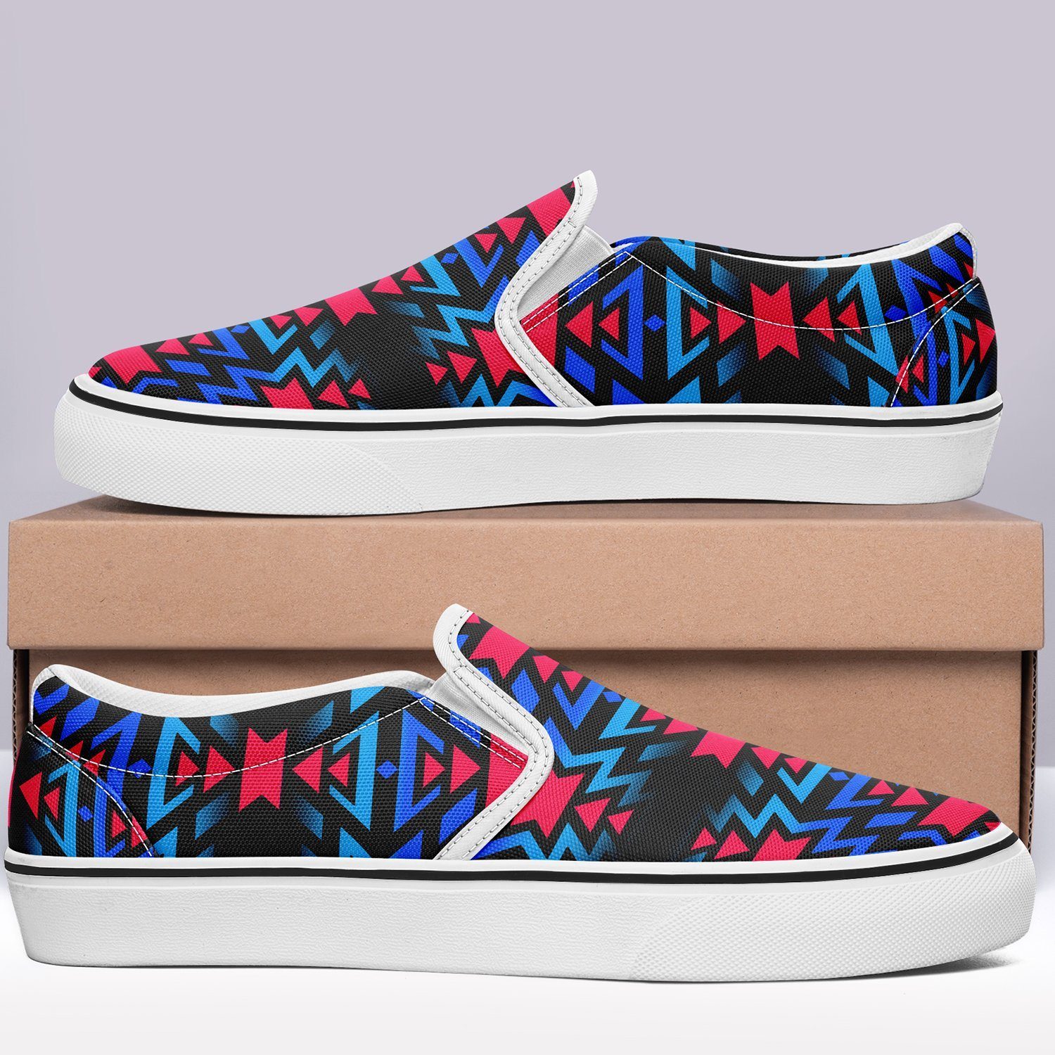 Black Fire Dragonfly Otoyimm Kid's Canvas Slip On Shoes 49 Dzine