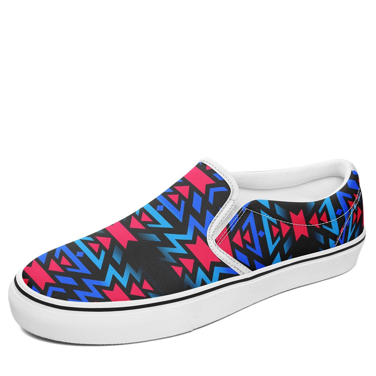 Black Fire Dragonfly Otoyimm Kid's Canvas Slip On Shoes 49 Dzine US Youth 1 / EUR 32 White Sole