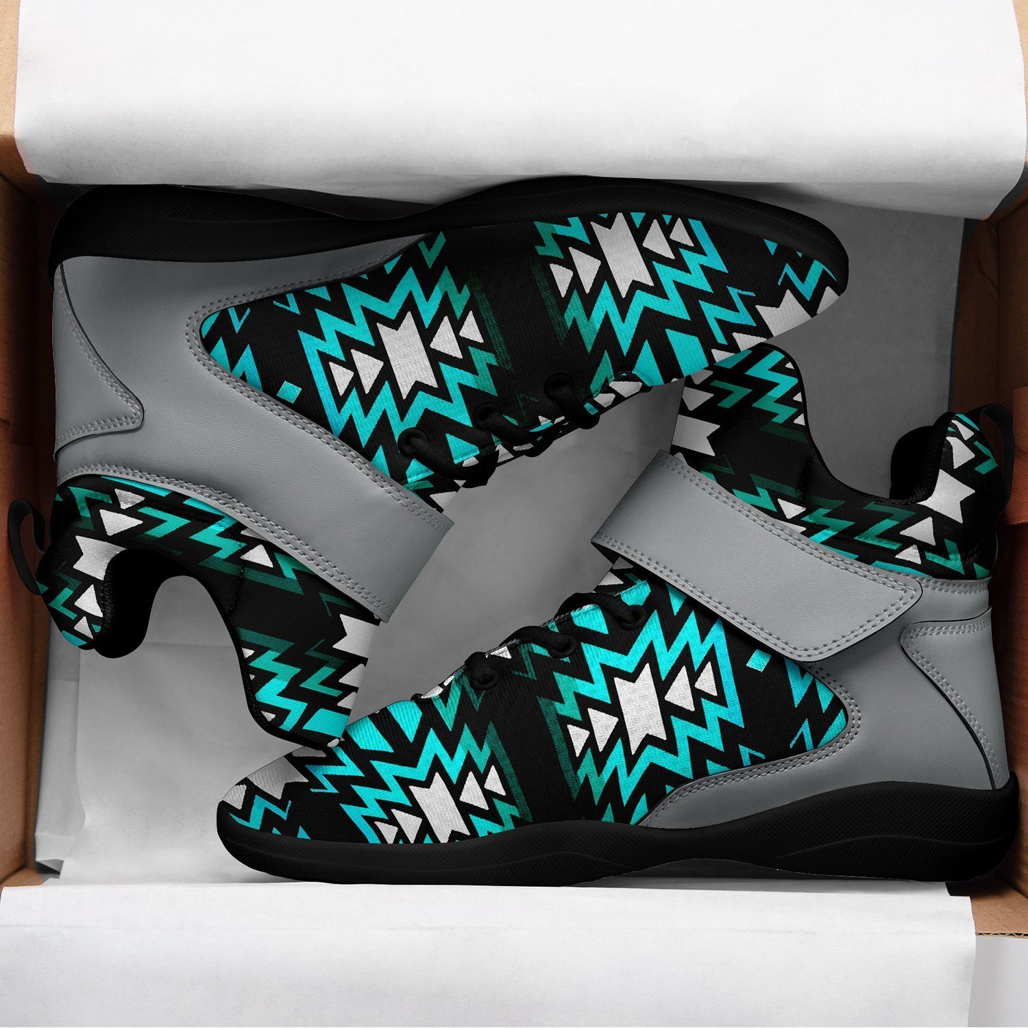 Black Fire Firefly Ipottaa Basketball / Sport High Top Shoes - Black Sole 49 Dzine