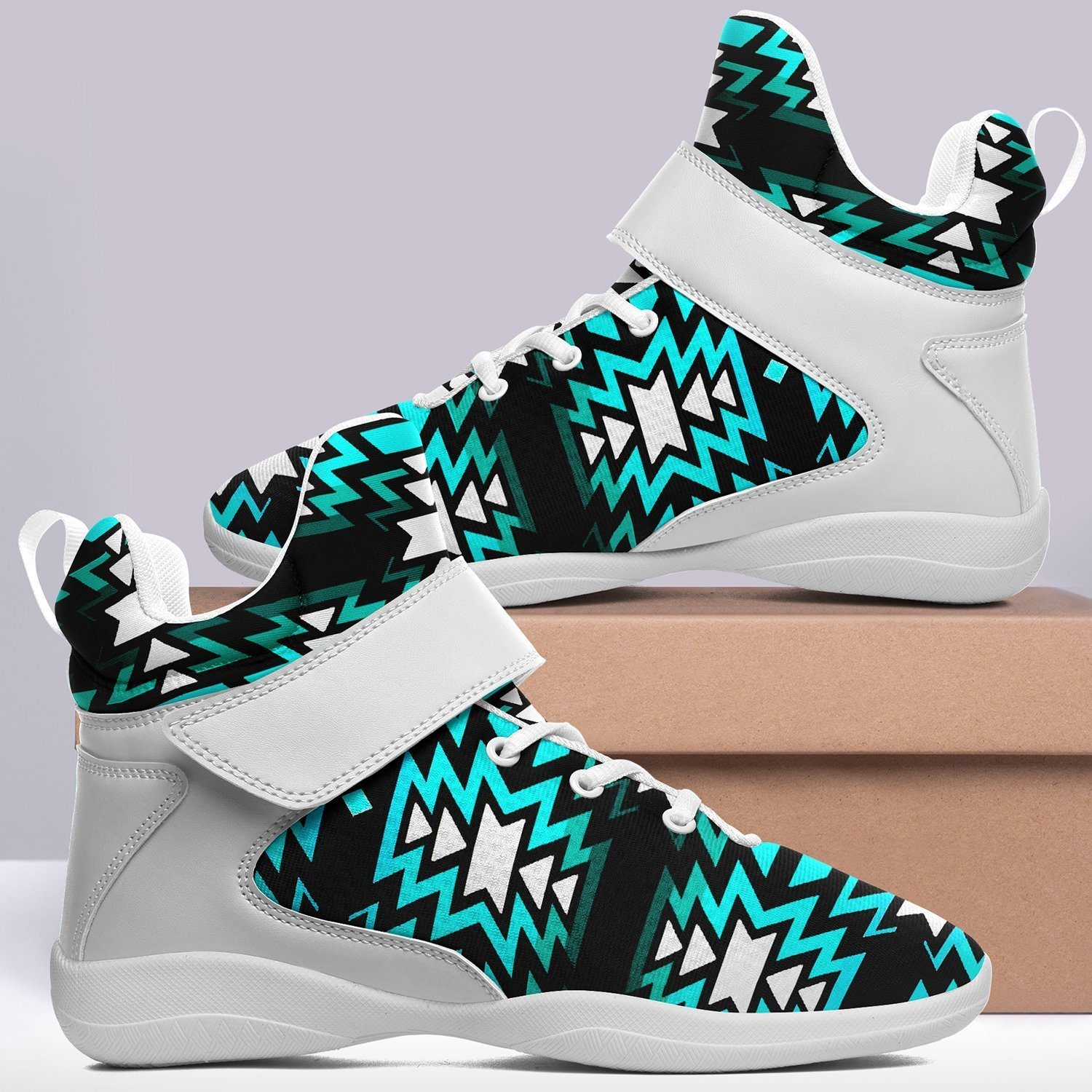 Black Fire Firefly Ipottaa Basketball / Sport High Top Shoes - White Sole 49 Dzine
