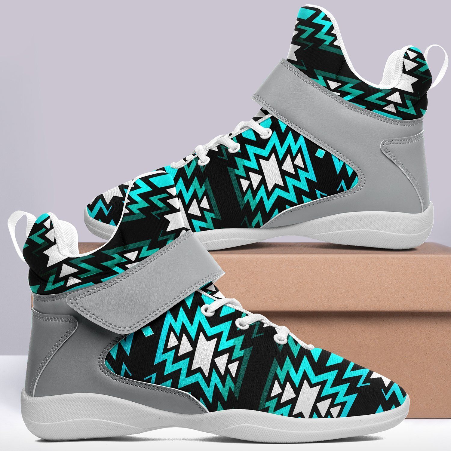 Black Fire Firefly Ipottaa Basketball / Sport High Top Shoes - White Sole 49 Dzine
