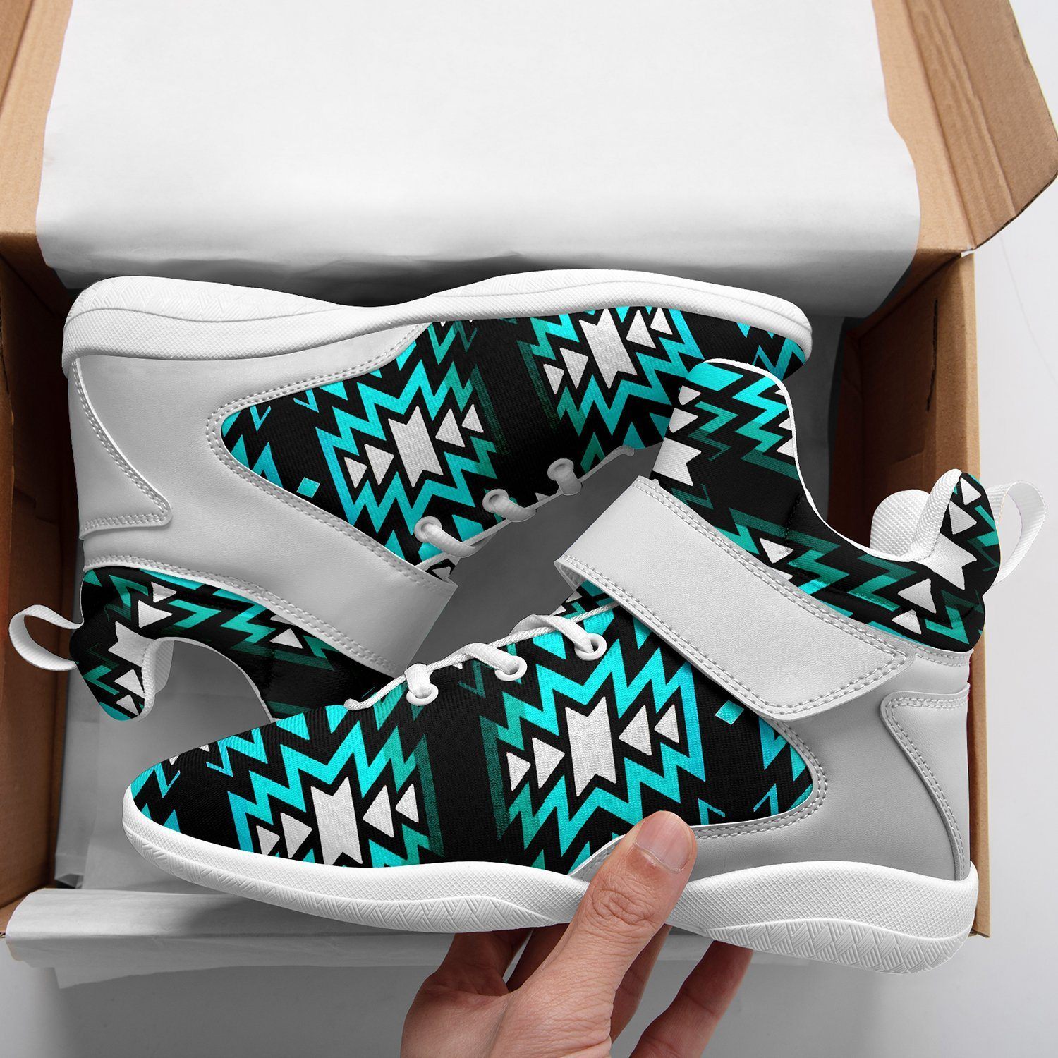 Black Fire Firefly Ipottaa Basketball / Sport High Top Shoes - White Sole 49 Dzine