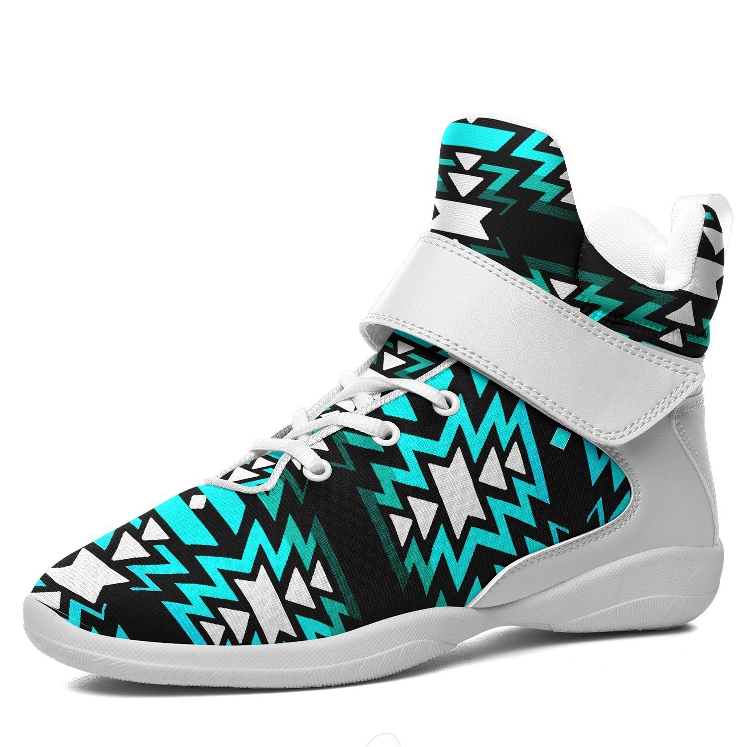 Black Fire Firefly Kid's Ipottaa Basketball / Sport High Top Shoes 49 Dzine US Child 12.5 / EUR 30 White Sole with White Strap