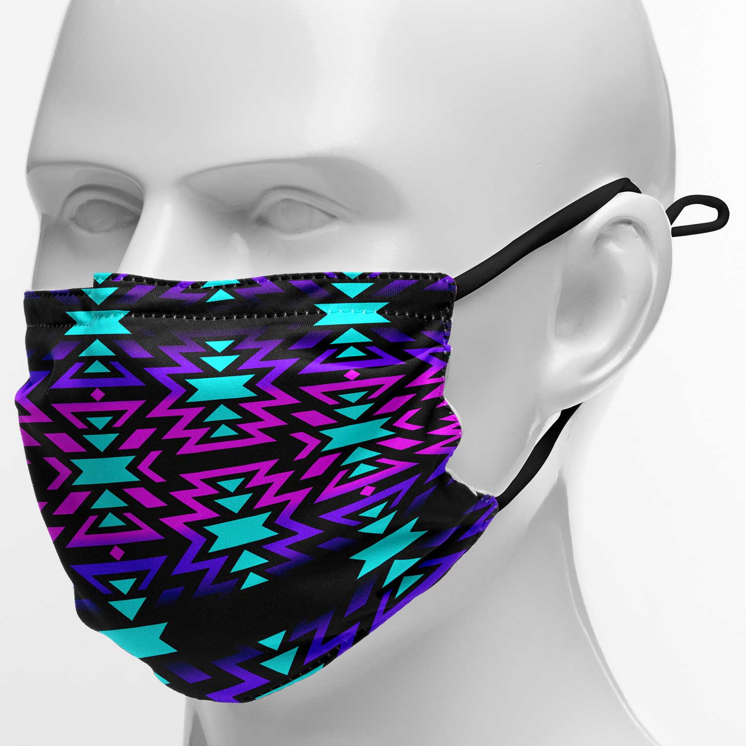 Black Fire Winter Face Cover Herman