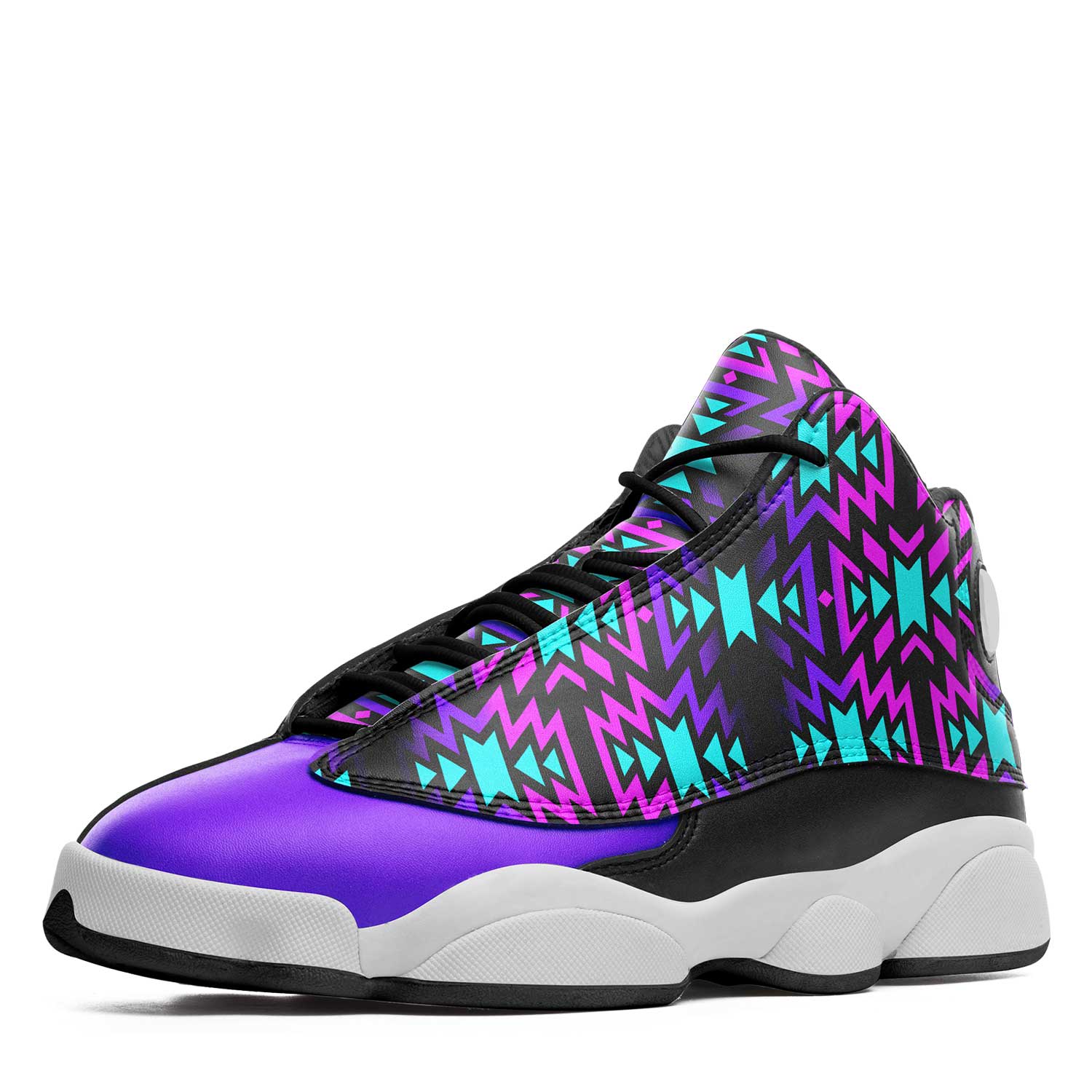 Black Fire Winter Sunset Athletic Shoes Herman
