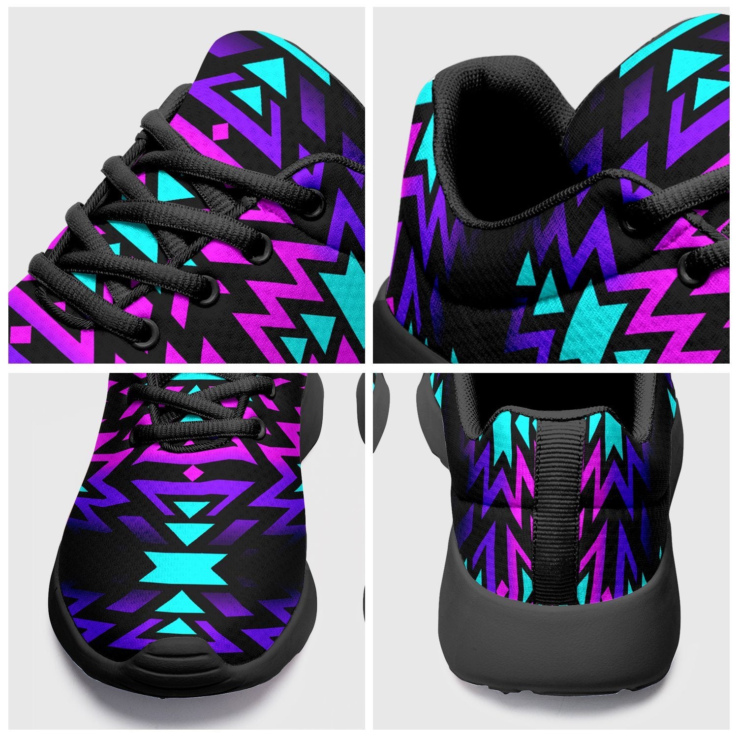 Black Fire Winter Sunset Ikkaayi Sport Sneakers 49 Dzine
