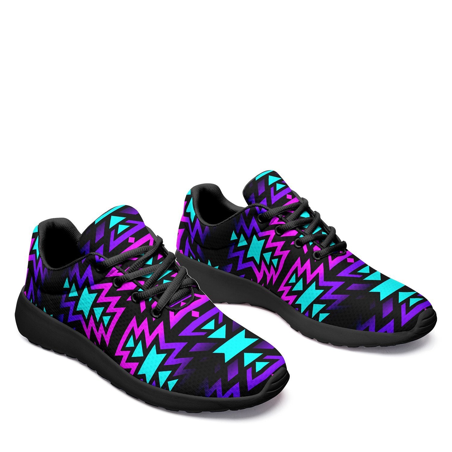 Black Fire Winter Sunset Ikkaayi Sport Sneakers 49 Dzine
