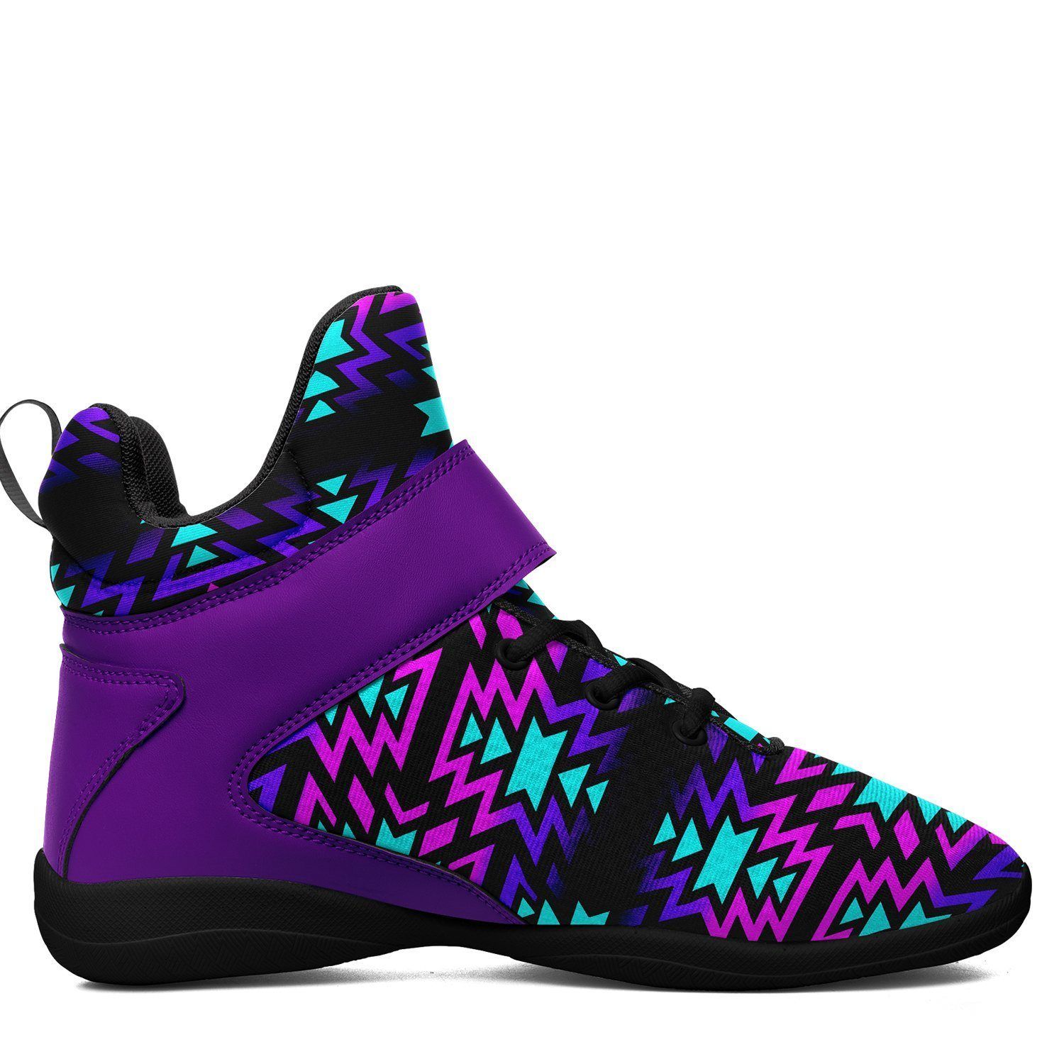 Black Fire Winter Sunset Kid's Ipottaa Basketball / Sport High Top Shoes 49 Dzine