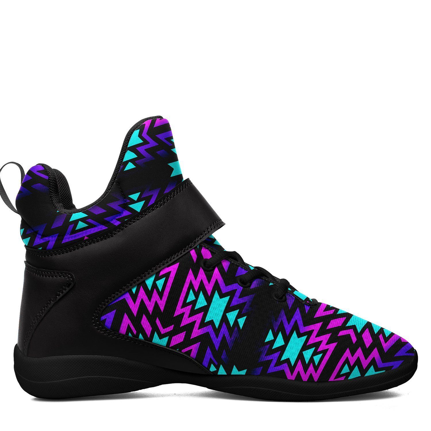 Black Fire Winter Sunset Kid's Ipottaa Basketball / Sport High Top Shoes 49 Dzine