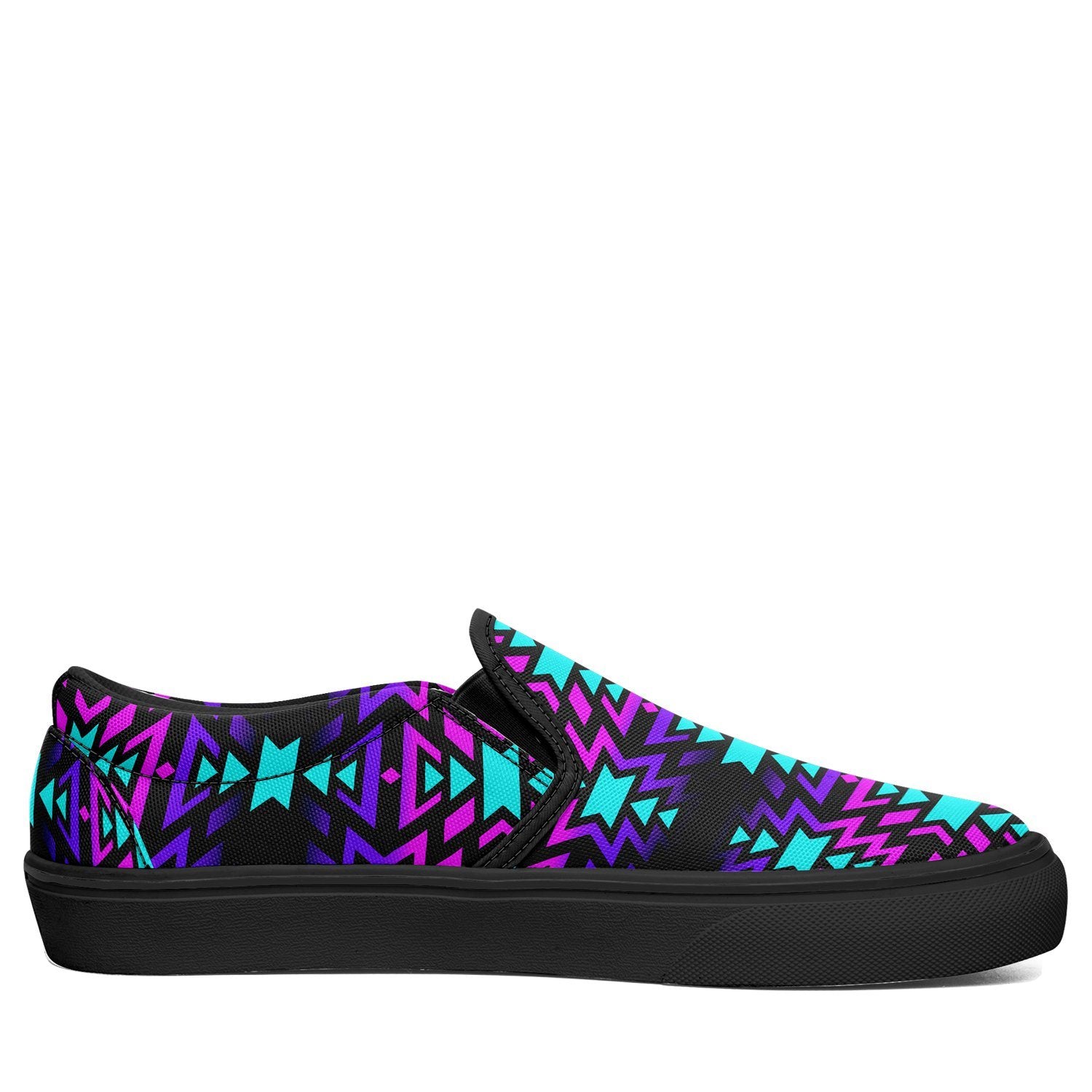 Black Fire Winter Sunset Otoyimm Canvas Slip On Shoes 49 Dzine