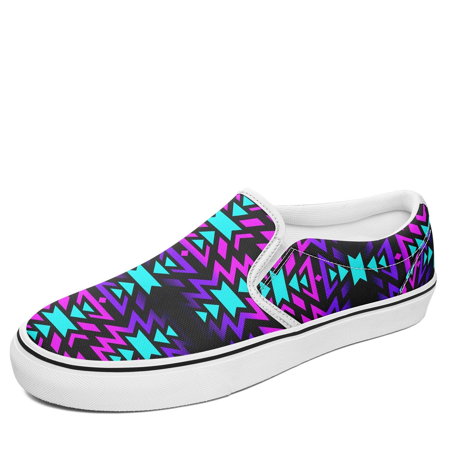 Black Fire Winter Sunset Otoyimm Canvas Slip On Shoes 49 Dzine