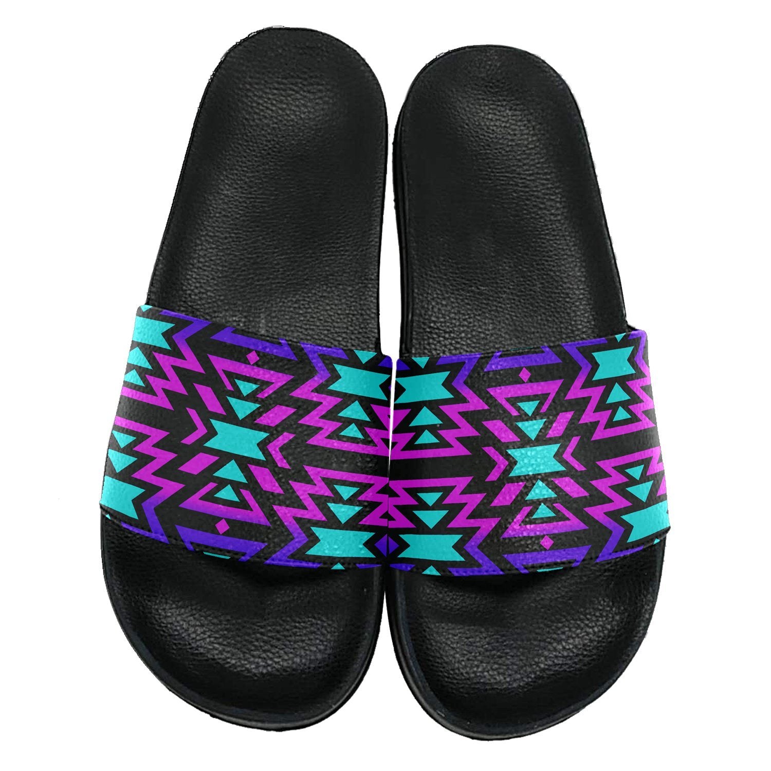 Black Fire Winter Sunset Slide Sandals 49 Dzine
