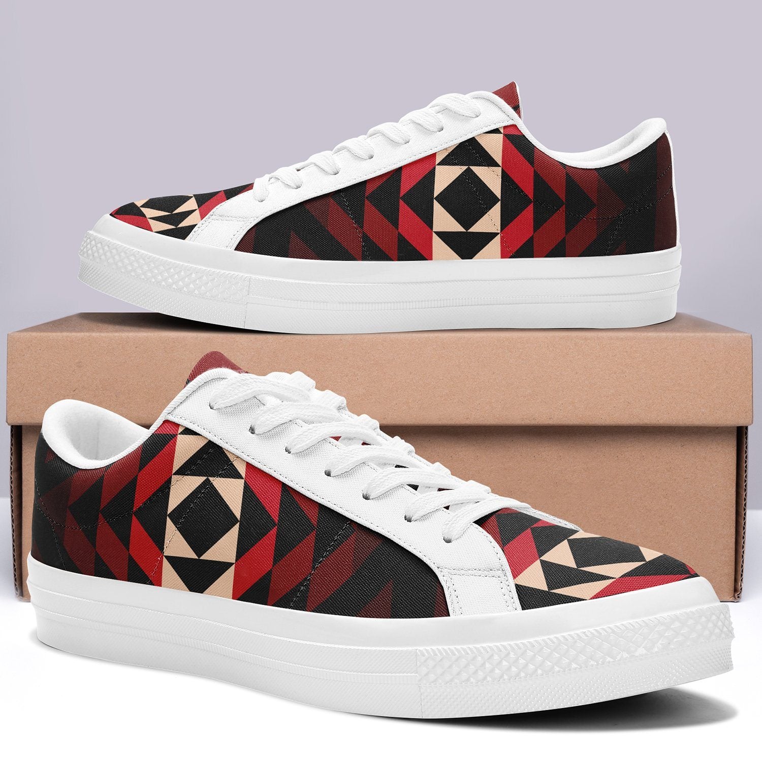 Black Rose Aapisi Low Top Canvas Shoes White Sole aapisi Herman