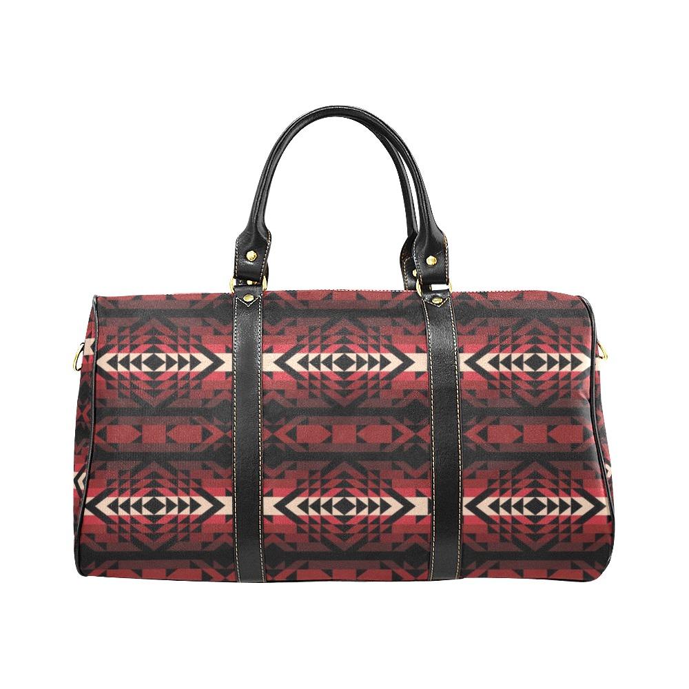 Black Rose New Waterproof Travel Bag/Small (Model 1639) bag e-joyer