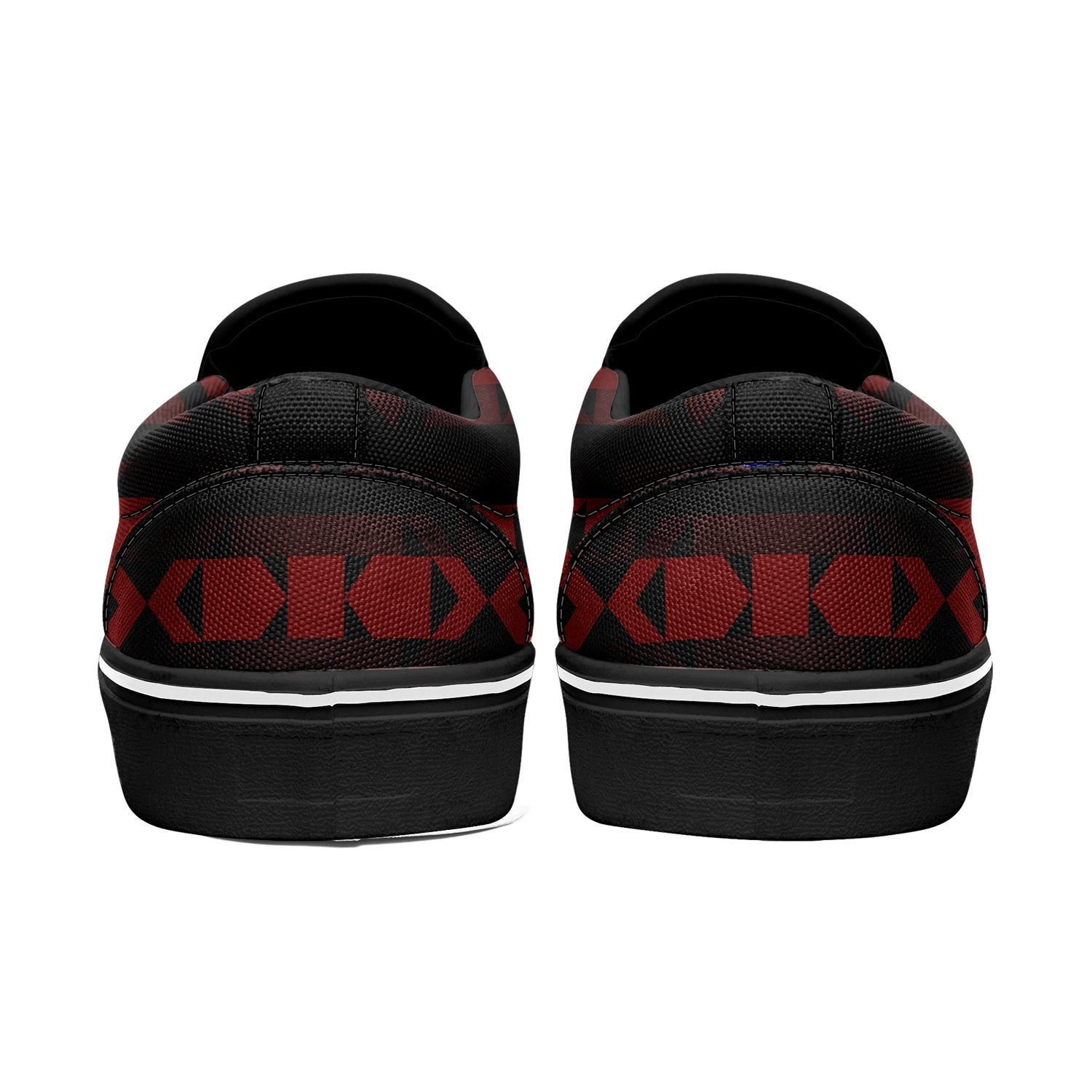 Black Rose Otoyimm Kid's Canvas Slip On Shoes otoyimm Herman