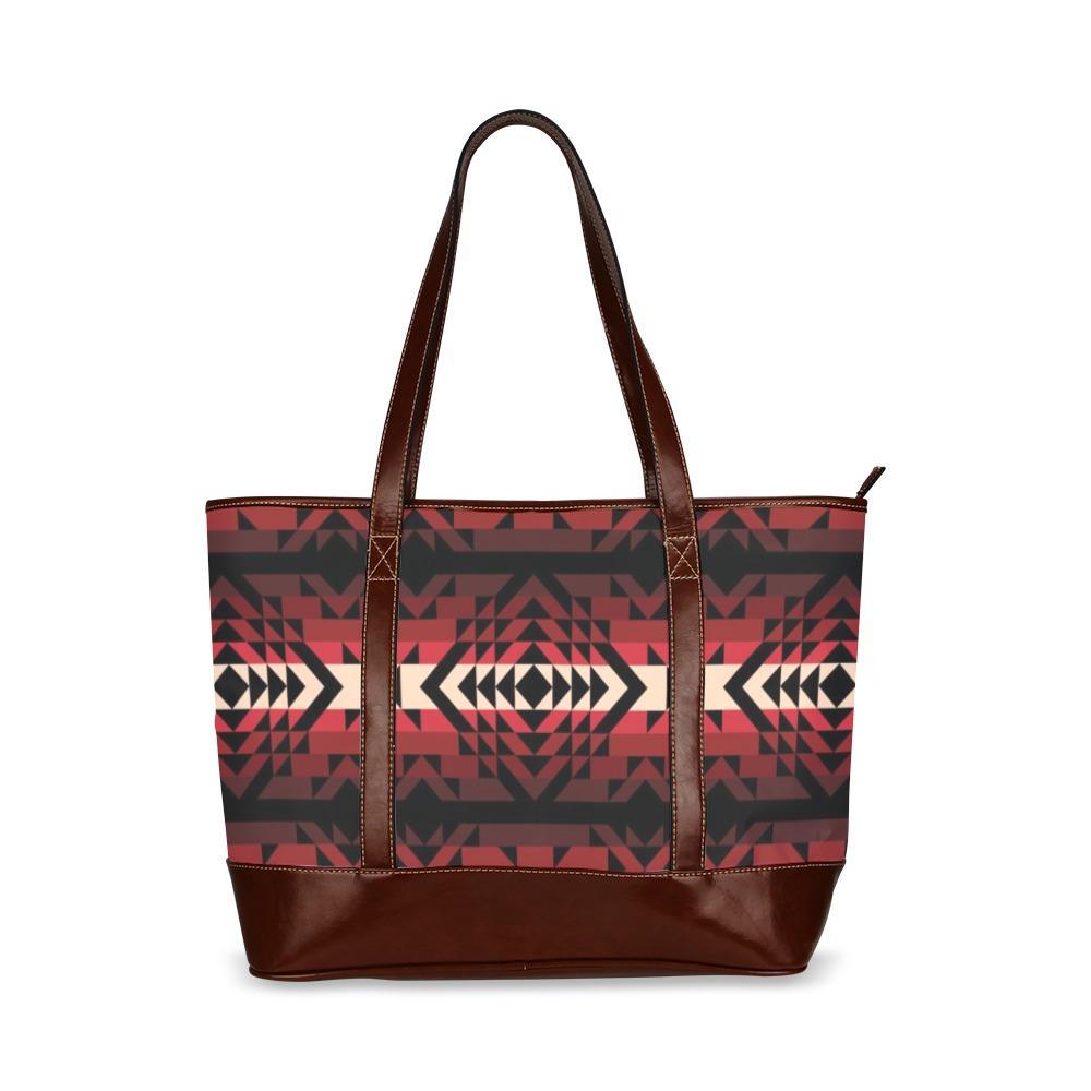 Black Rose Tote Handbag (Model 1642) handbag e-joyer