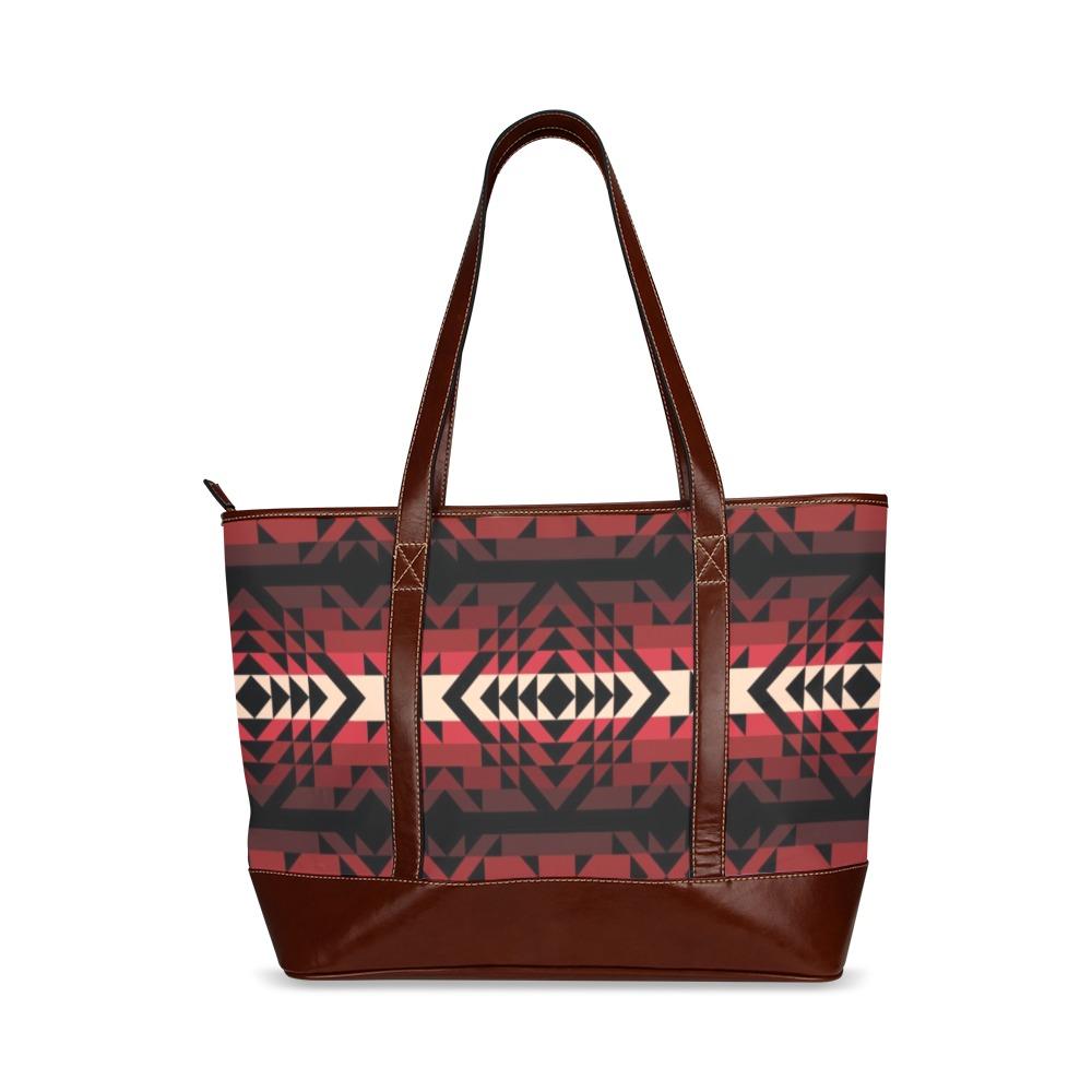 Black Rose Tote Handbag (Model 1642) handbag e-joyer