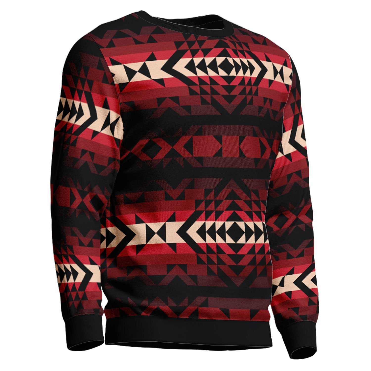 Black Rose Unisex Crewneck Long Sleeve Top 49 Dzine
