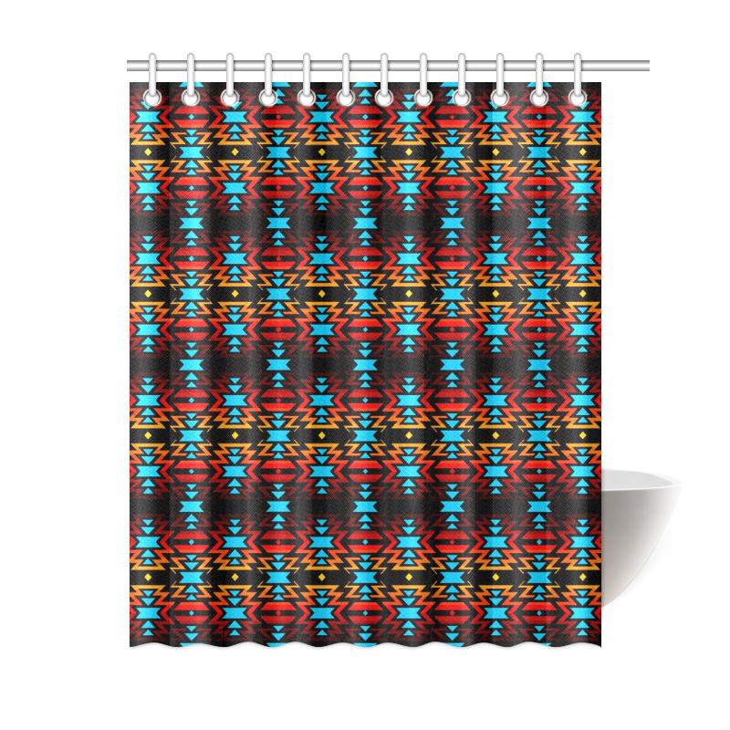 BlackFire7 Shower Curtain 60"x72" Shower Curtain 60"x72" e-joyer