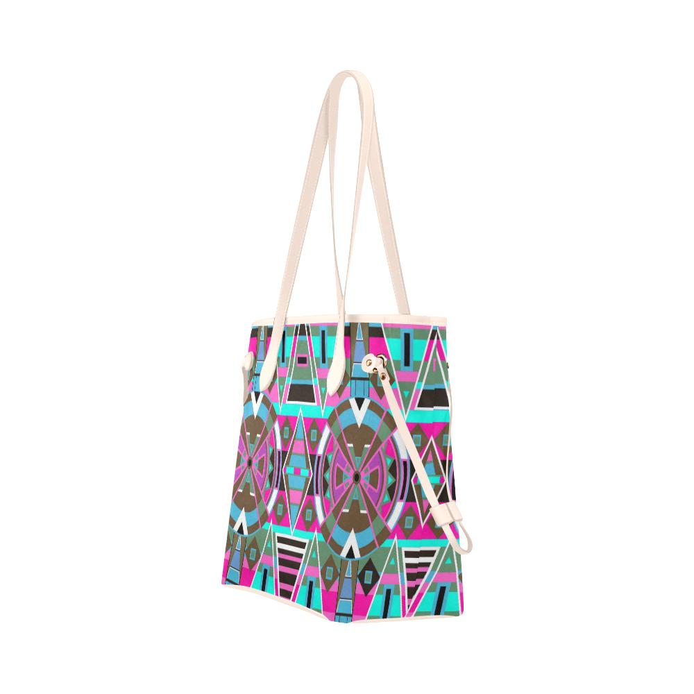 Blood Captive Clover Canvas Tote Bag (Model 1661) Clover Canvas Tote Bag (1661) e-joyer
