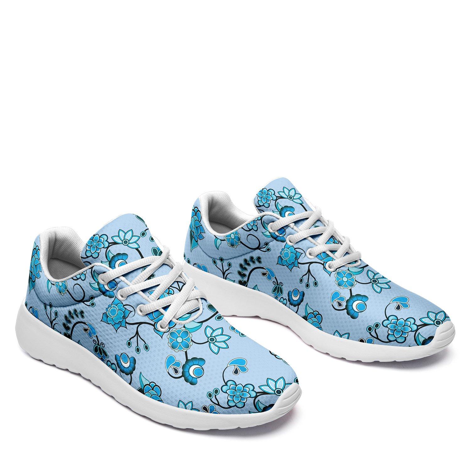Blue Floral Amour Ikkaayi Sport Sneakers ikkaayi Herman