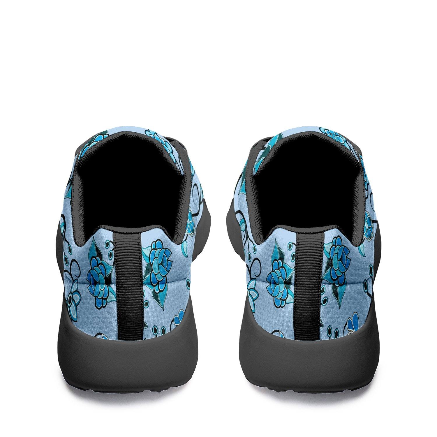 Blue Floral Amour Ikkaayi Sport Sneakers ikkaayi Herman