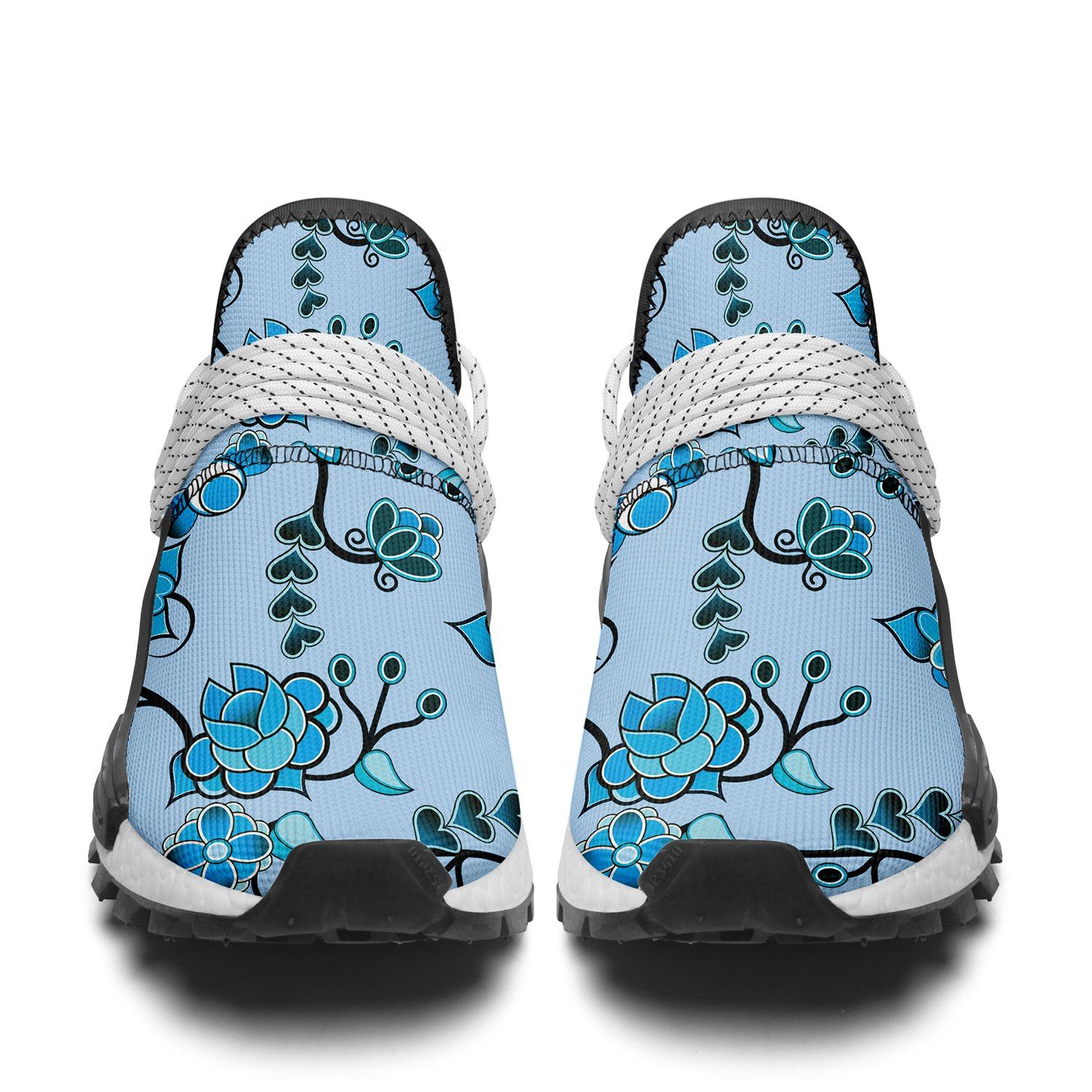 Blue Floral Amour Okaki Sneakers Shoes Herman