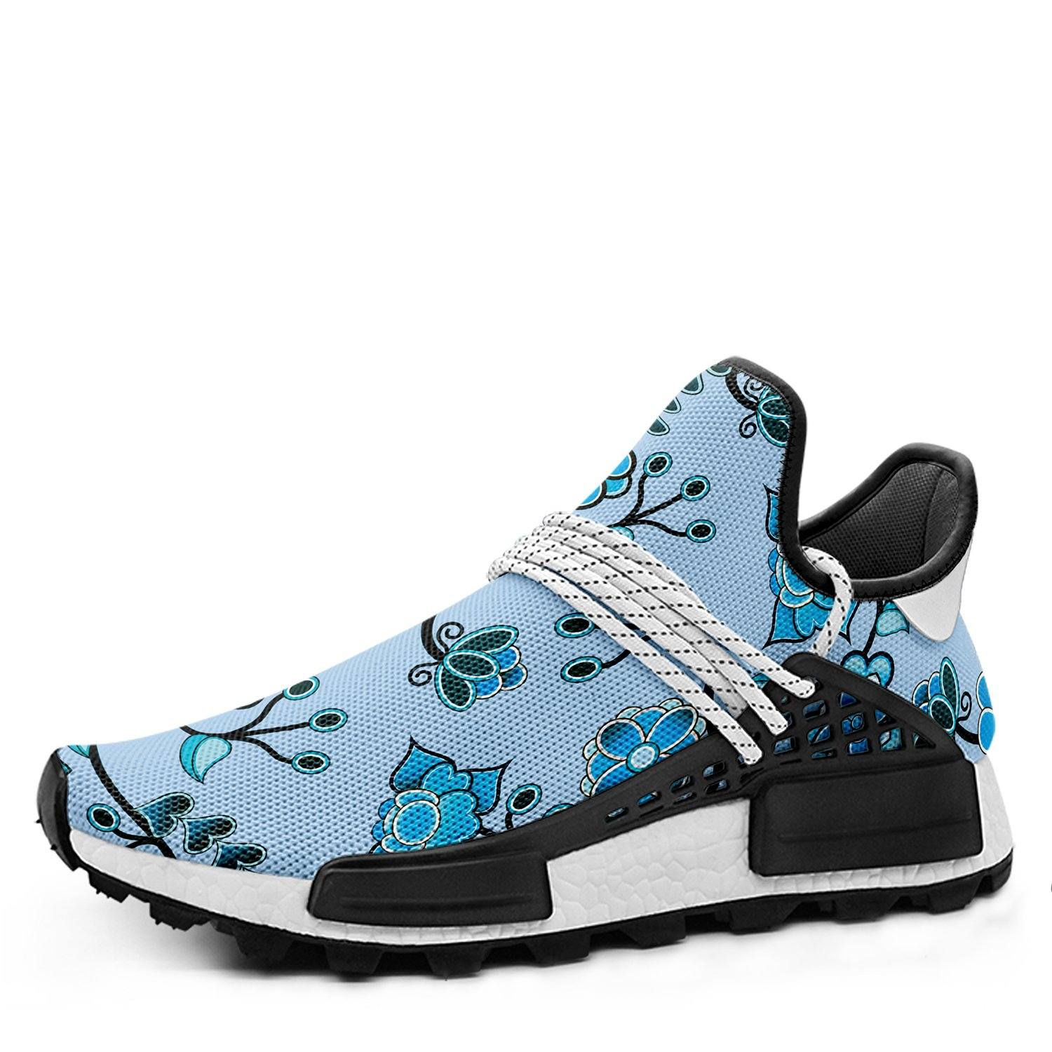 Blue Floral Amour Okaki Sneakers Shoes Herman