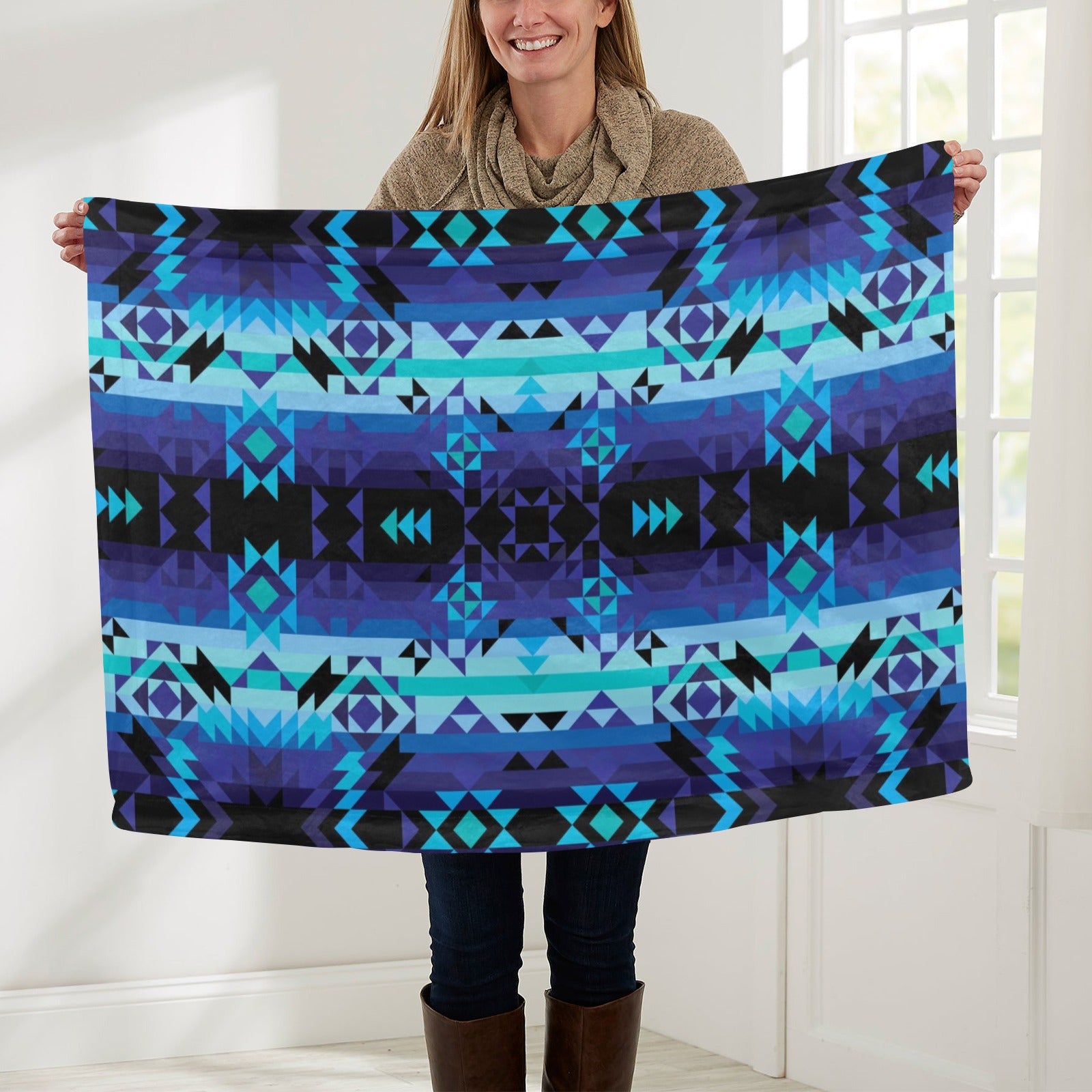 Blue Star Baby Blanket 30"x40" Baby Blanket 30"x40" e-joyer