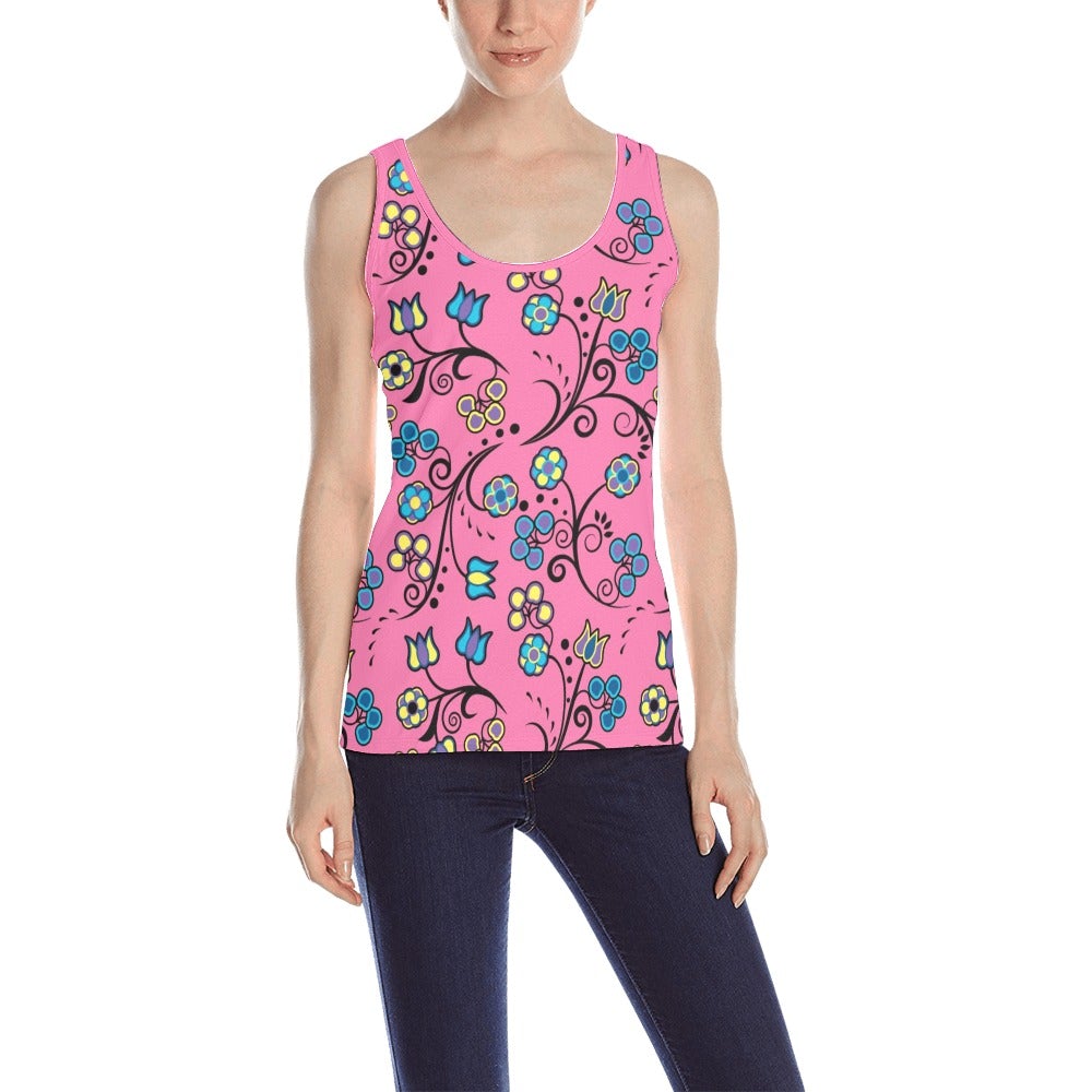 Blue Trio Bubblegum All Over Print Tank Top for Women (Model T43) All Over Print Tank Top for Women (T43) e-joyer
