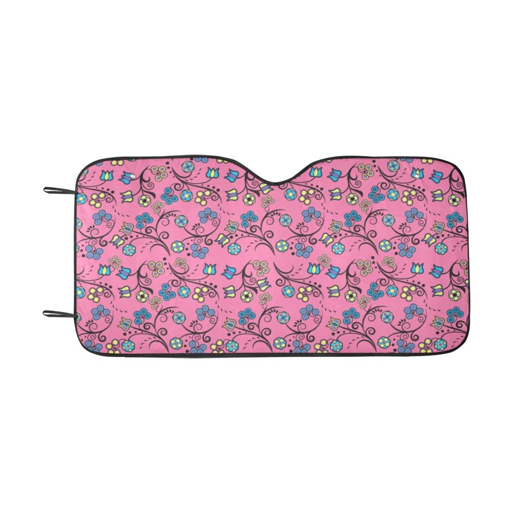 Blue Trio Bubblegum Car Sun Shade 55"x30" Car Sun Shade e-joyer