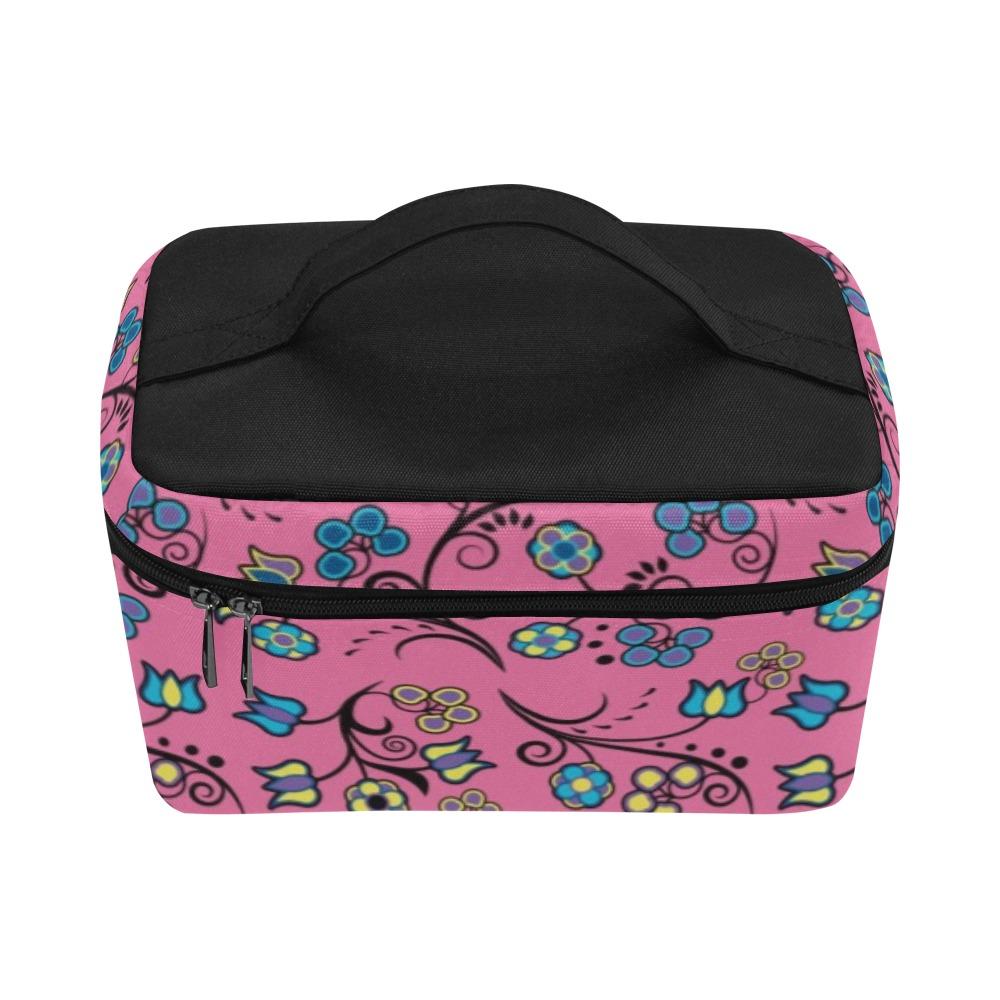 Blue Trio Bubblegum Cosmetic Bag/Large (Model 1658) bag e-joyer