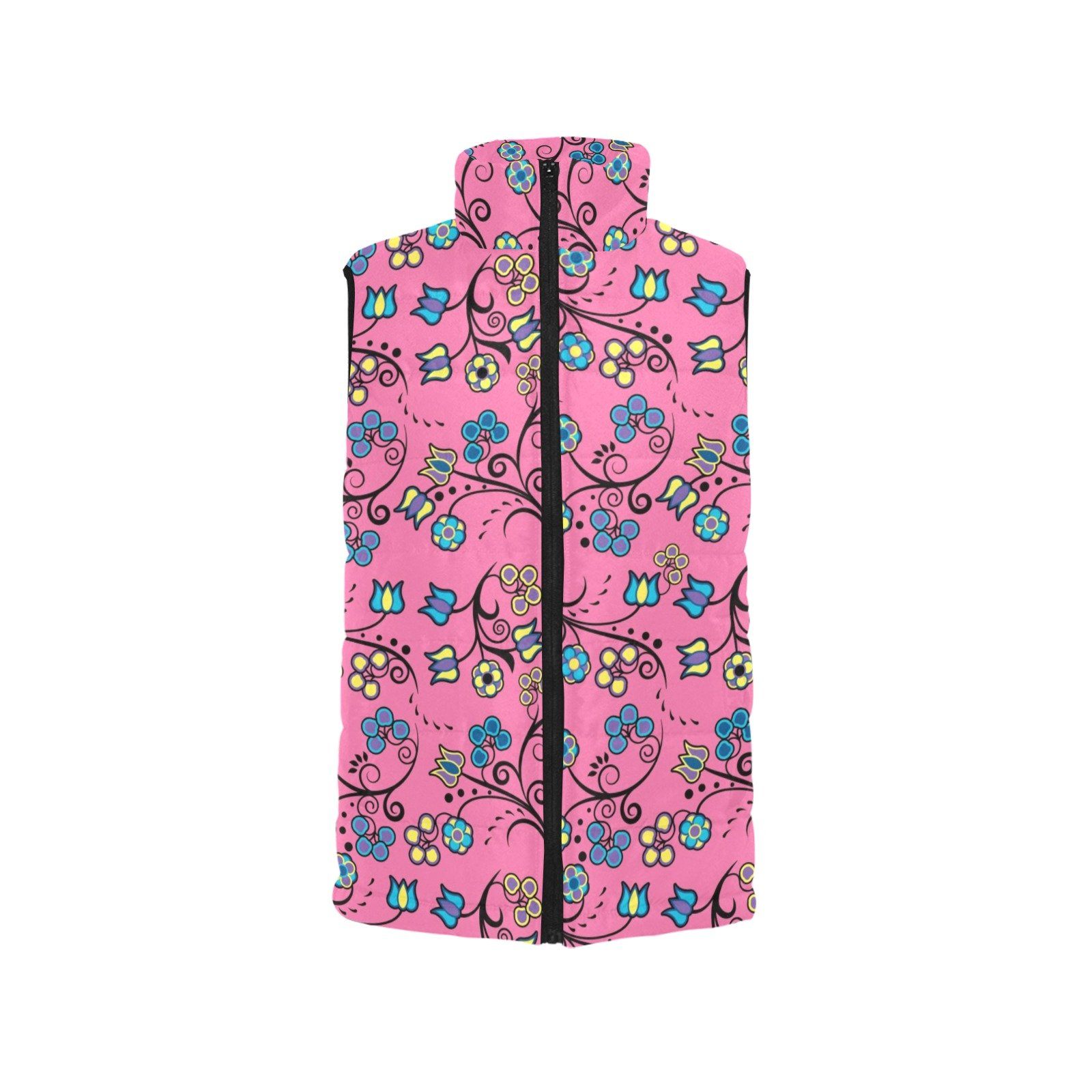 Blue Trio Bubblegum Men's Padded Vest Jacket (Model H44) Men's Padded Vest Jacket (H44) e-joyer