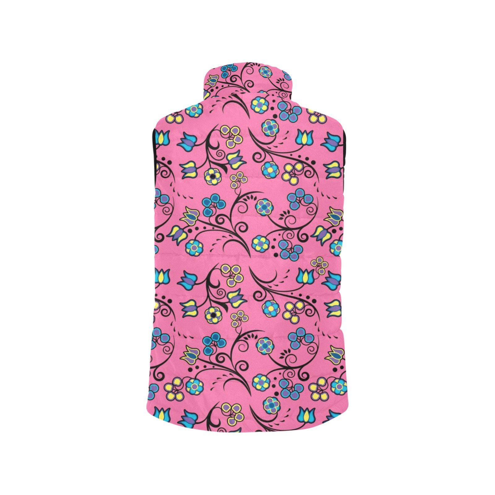 Blue Trio Bubblegum Men's Padded Vest Jacket (Model H44) Men's Padded Vest Jacket (H44) e-joyer