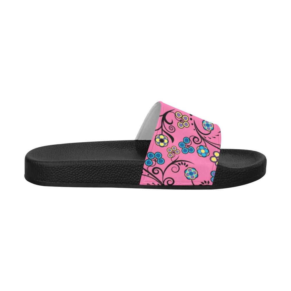 Blue Trio Bubblegum Women's Slide Sandals (Model 057) Women's Slide Sandals (057) e-joyer