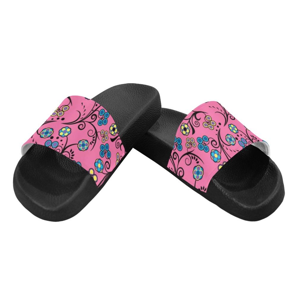 Blue Trio Bubblegum Women's Slide Sandals (Model 057) Women's Slide Sandals (057) e-joyer